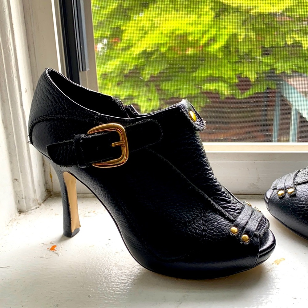 Free shipping 24hrs//Real Leather Stiletto Heel